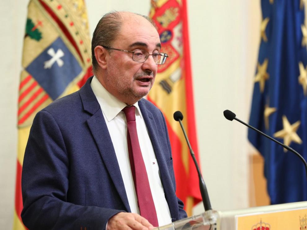 SENTENCIA DE LOS BIENES: Javier Lambán dice que las piezas nunca debieron salir de Aragón