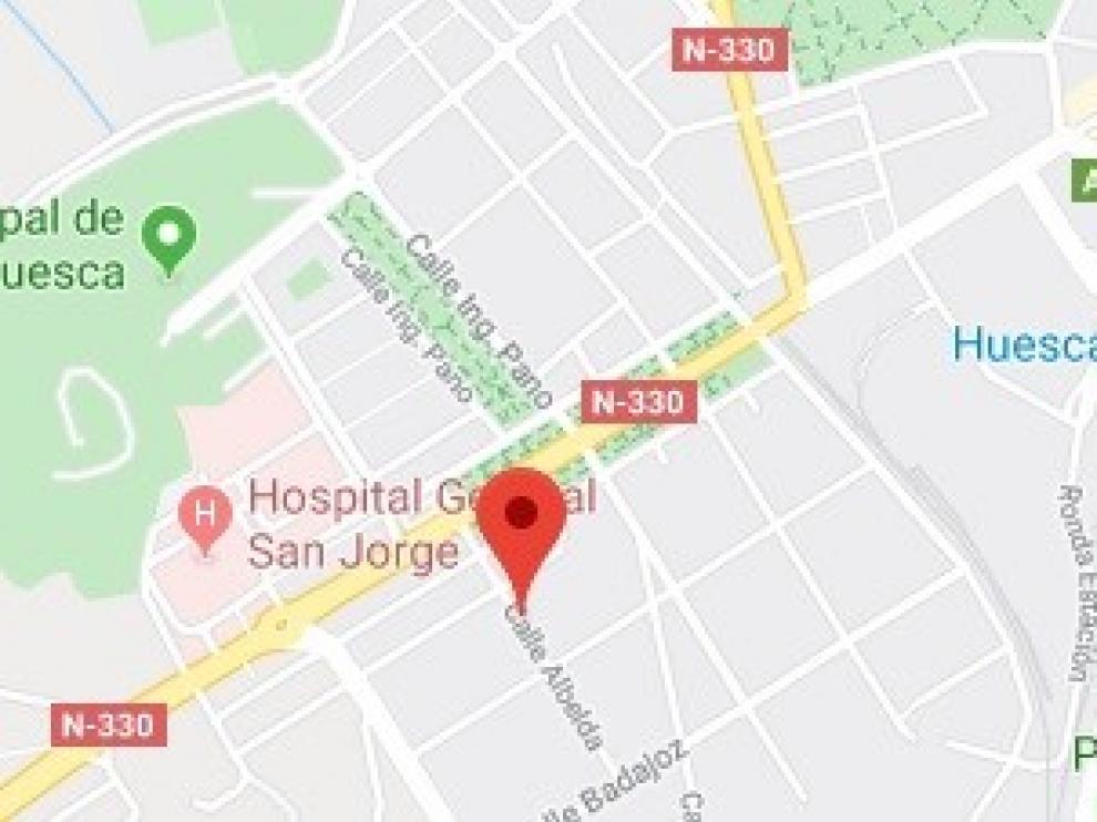 Atropellada una joven de 17 años en la avenida Martínez de Velasco de Huesca
