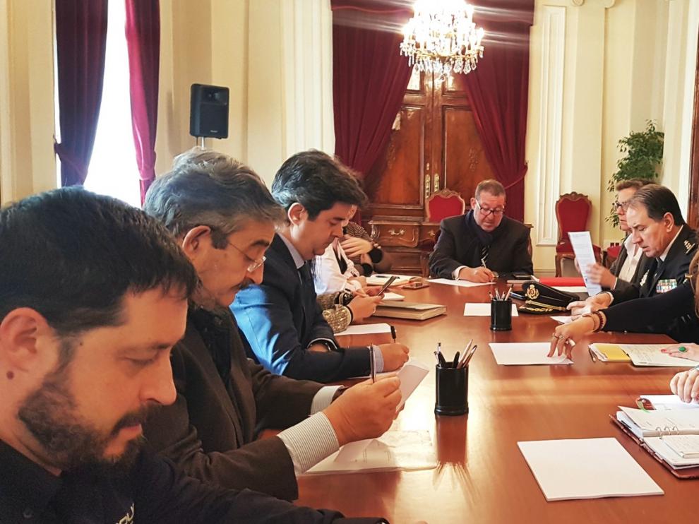 La presencia policial se incrementará en Navidad para garantizar un "Comercio Seguro" en Huesca