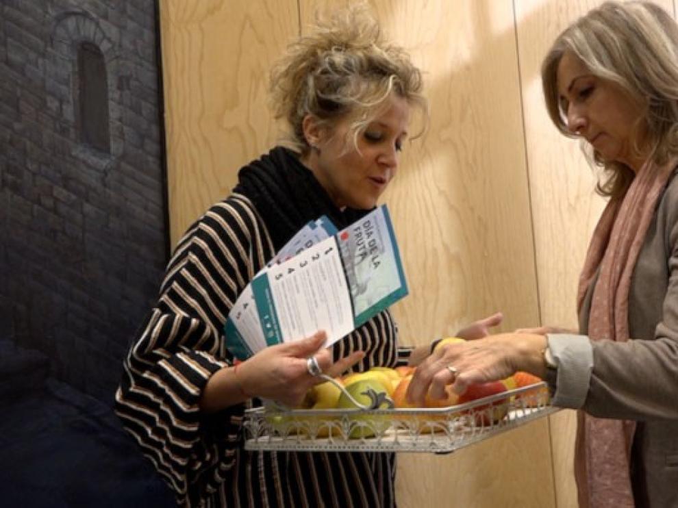 La manzana se introduce como alimento saludable en siete empresas aragonesas