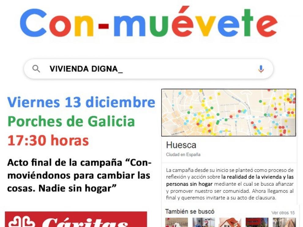 Cáritas Huesca reclama a las administraciones medidas eficaces para asegurar el derecho a la vivienda