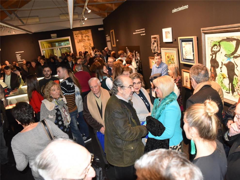 Una exposición-homenaje recuerda la figura de Ángel Sanagustín y la Galería S'Art