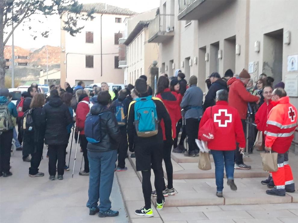 Un centenar de personas respalda la rehabilitación de la ermita de Santa Lucía en Ayerbe