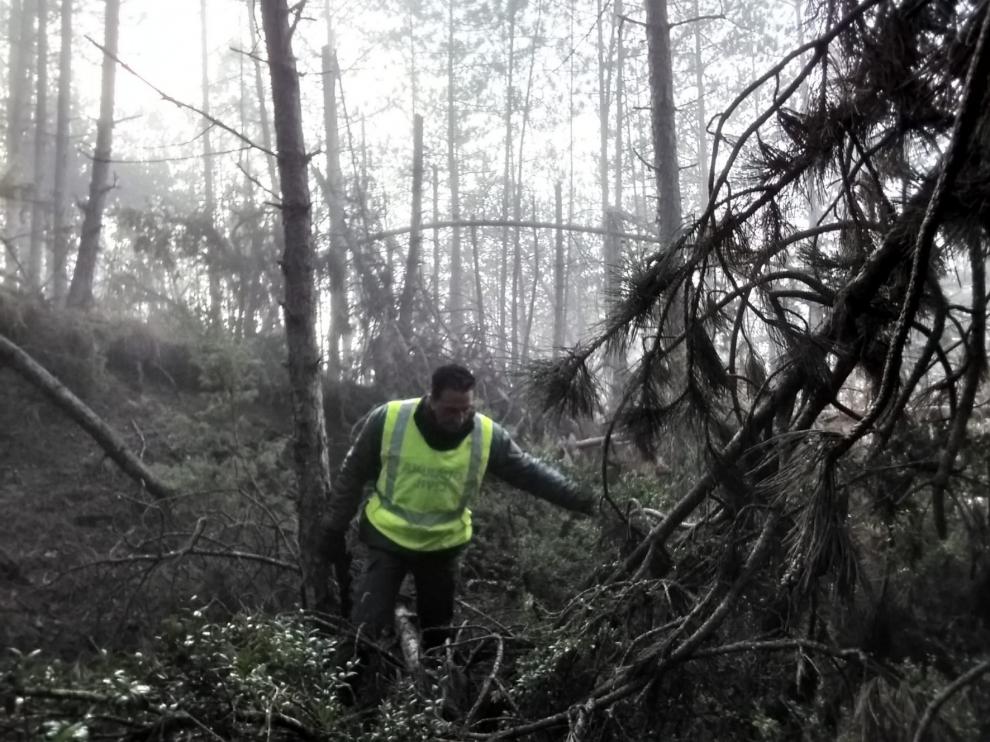 La Guardia Civil buscará este lunes al setero desaparecido en una zona de barrancos