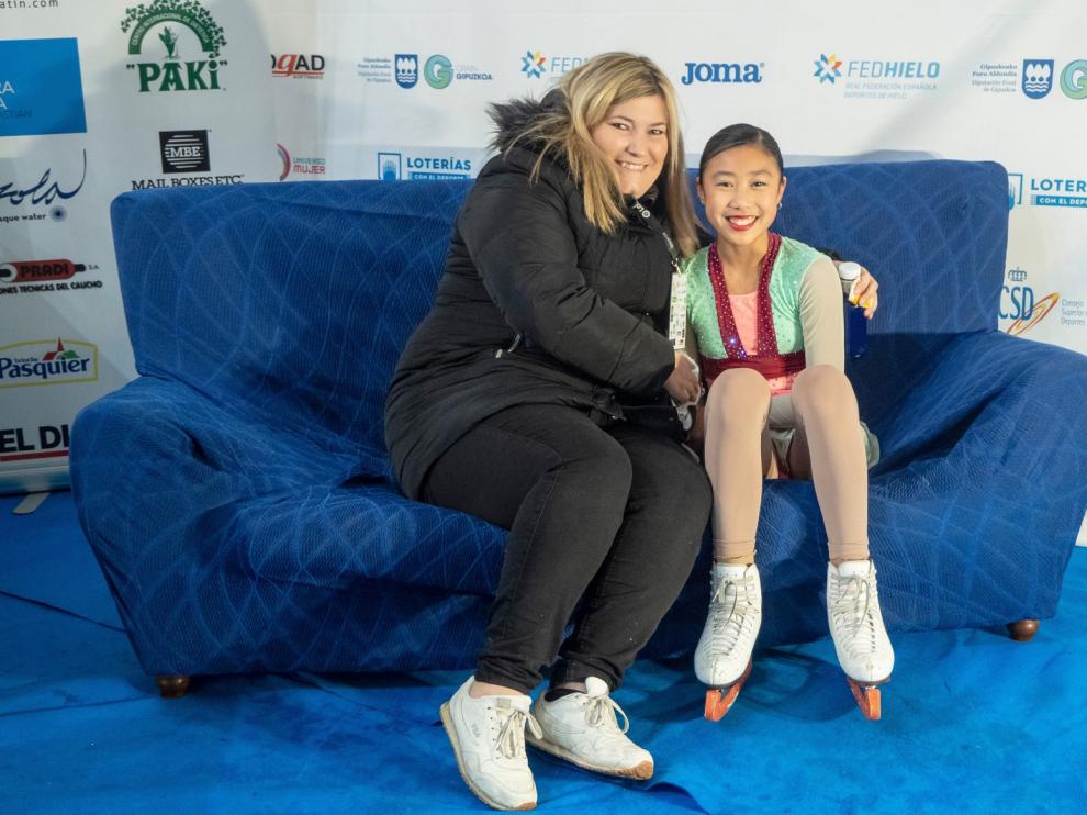 Candela Armañac mejora sus resultados en el campeonato de España