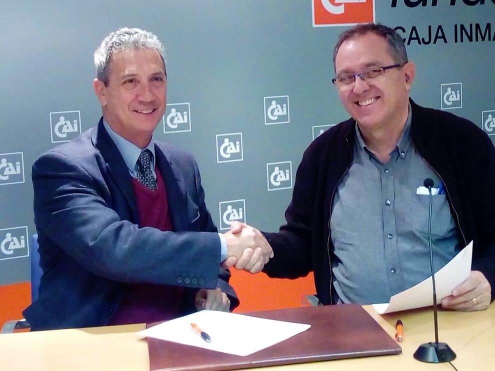 Fundación Caja Inmaculada y Cadis Huesca ratifican su convenio de colaboración
