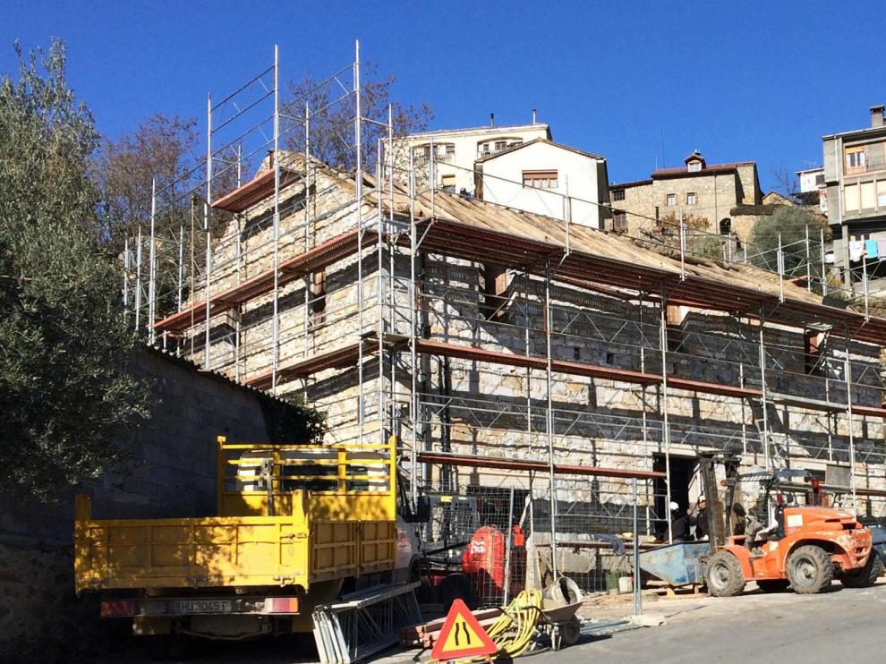 Boltaña transforma un viejo molino en su nueva oficina de turismo
