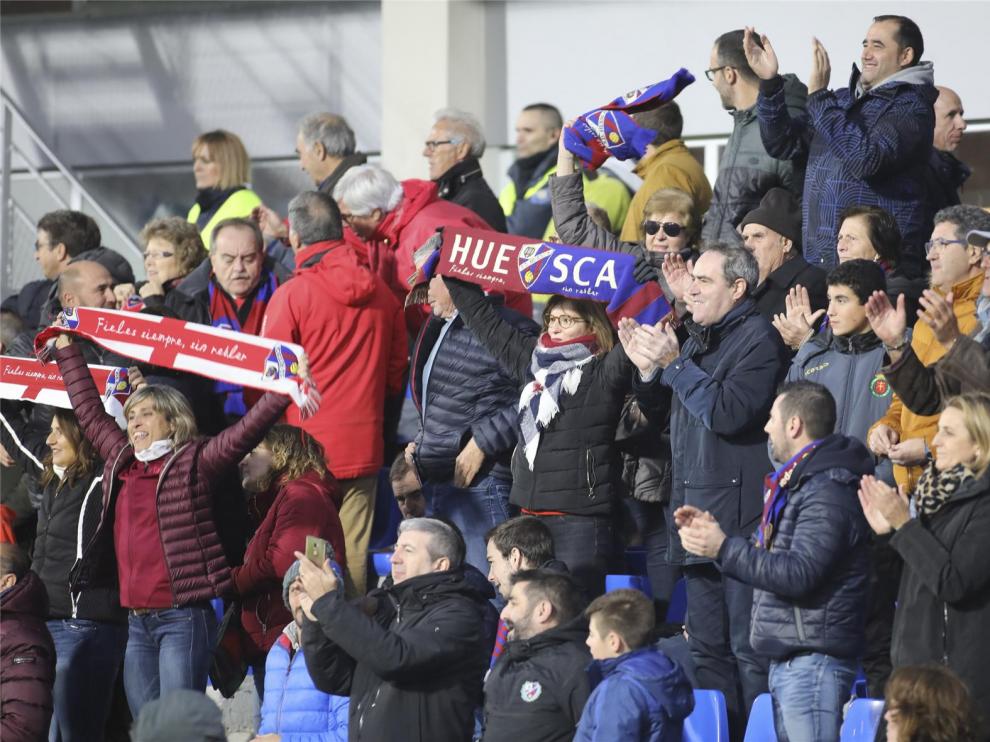 El Huesca organiza una quedada con la afición para recibir al equipo el domingo en El Alcoraz