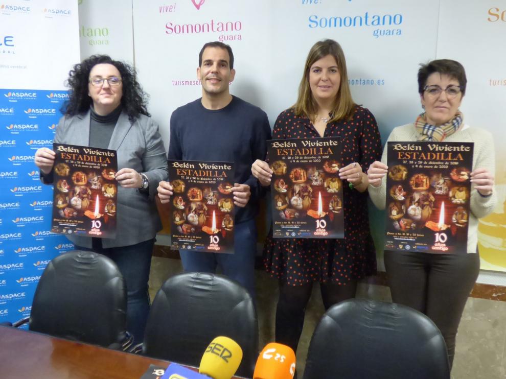 El Belén Viviente de Estadilla celebra su décimo aniversario