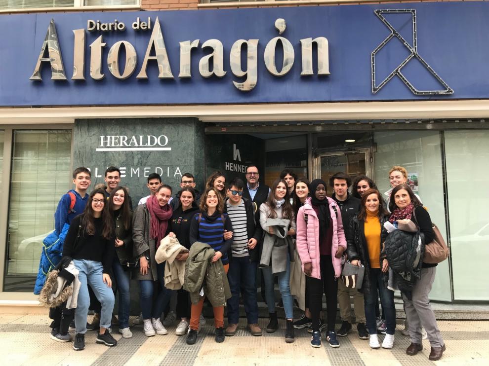 Alumnos de Ribagorza con vocación periodística