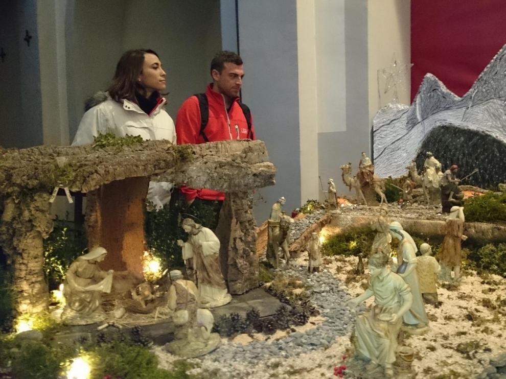 La peña Foratata y Lanuza para acoger al niño Jesús