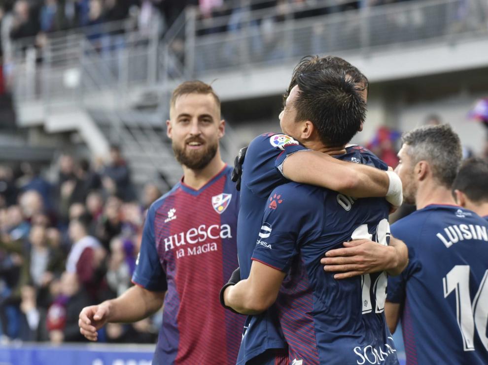 El Huesca, sin un goleador fijo en la primera vuelta