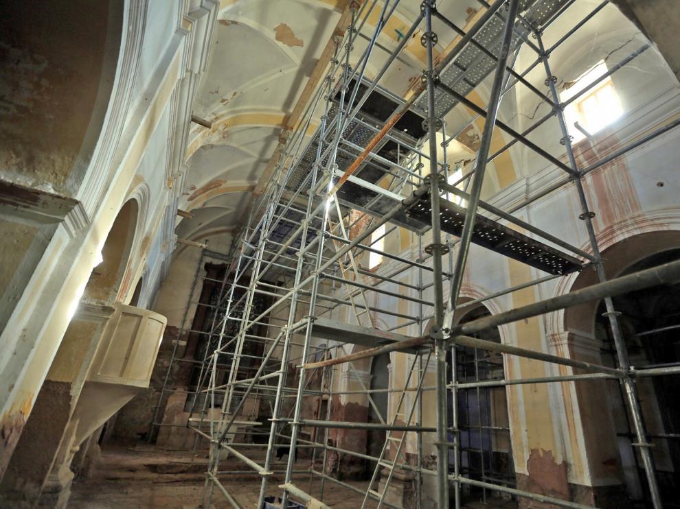La restauración de la iglesia de Castilsabás se retrasa para 2020