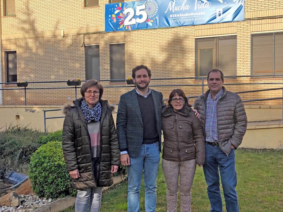 El Reina Sofía de Monzón felicita la Navidad a la monarca