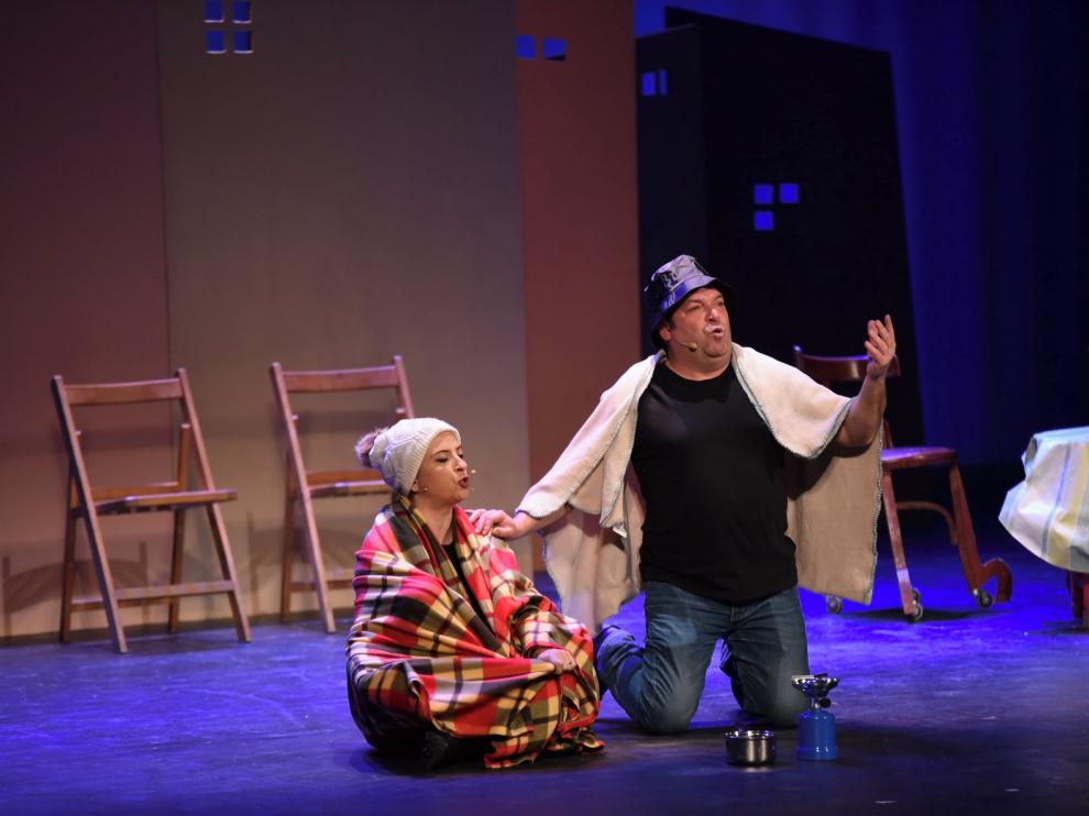 Jorge Asín y Marisol Aznar llenan de buenos momentos el Teatro Olimpia