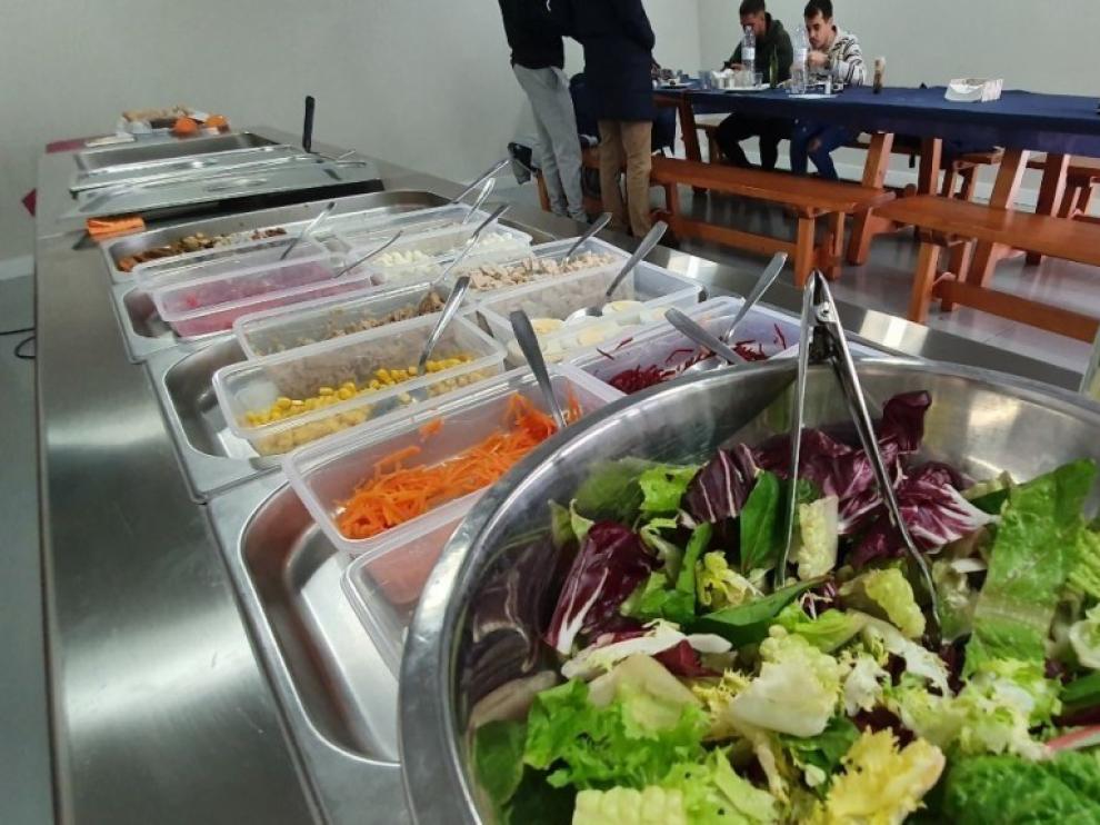 El nuevo comedor de El Alcoraz, un espacio saludable para los jugadores