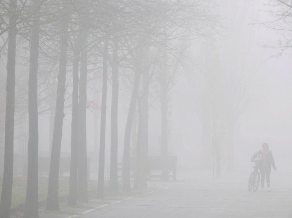 Inversión térmica por la niebla con diferencias de casi 9 grados
