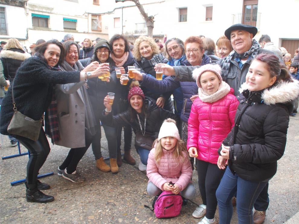 Sariñena celebra su Nochevieja anticipada