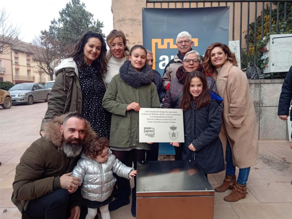 Ayerbe abrirá en cien años una cápsula del tiempo