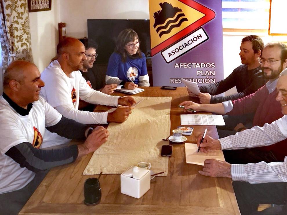 Loporzano y Apiés se unen por el Plan de Restitución