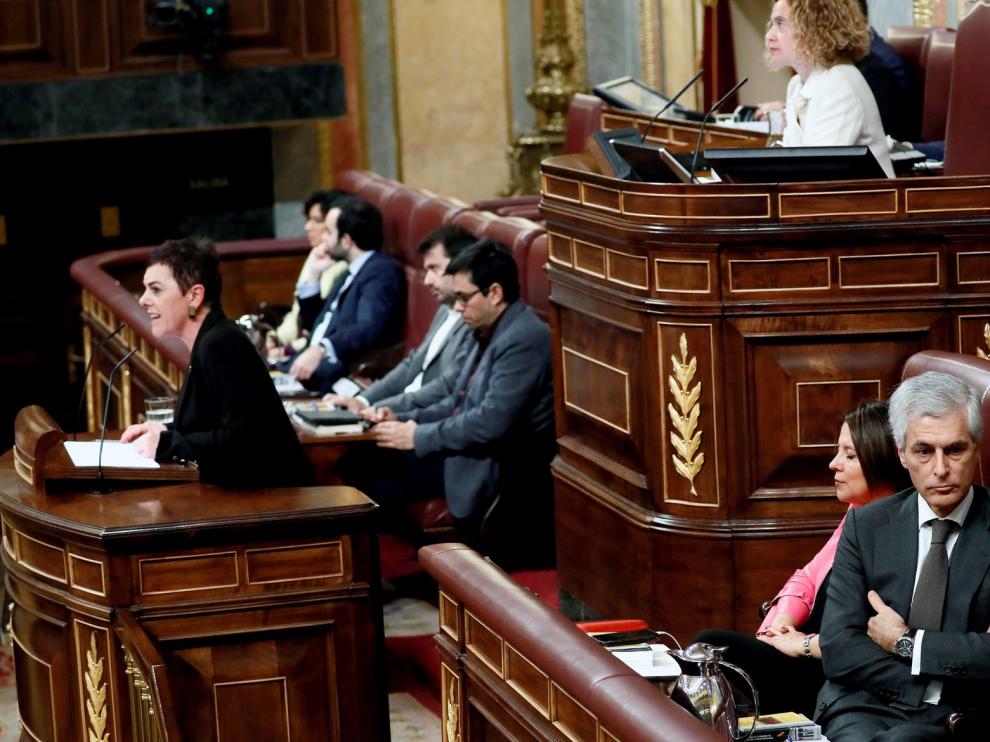 Tensión en el Congreso por la intervención de la portavoz EH Bildu