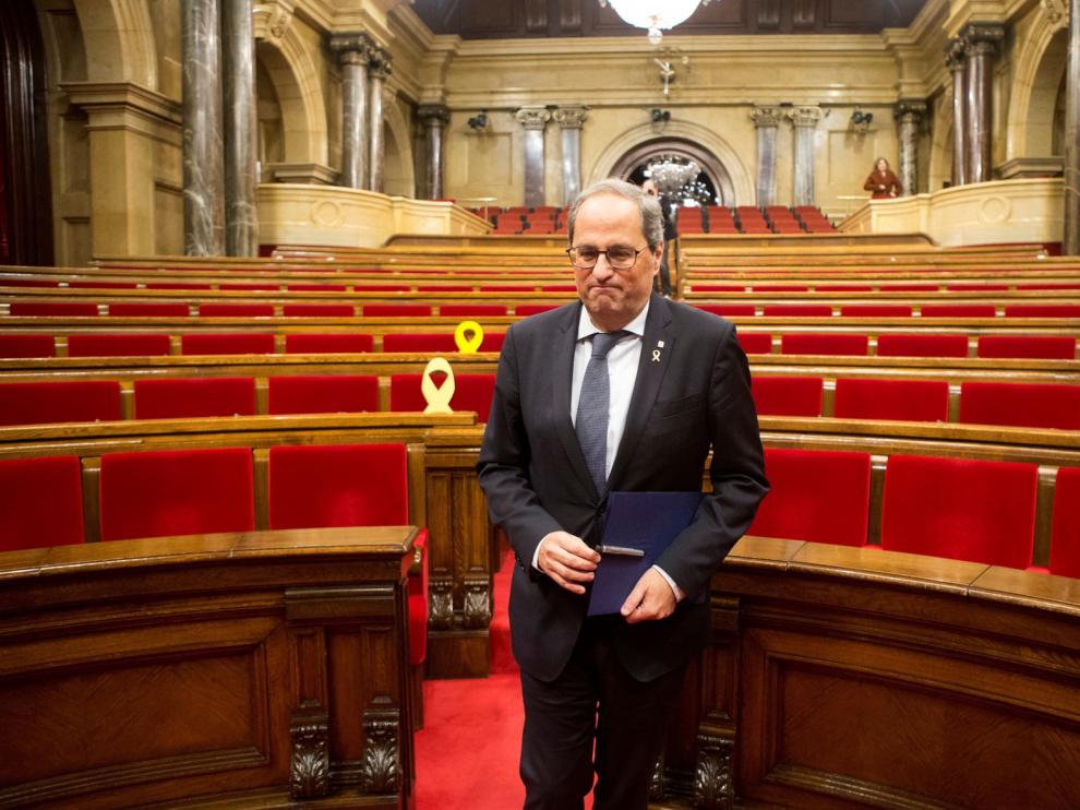 Torra "desobedecerá" a la JEC y afirma que es hora de "plantarse"