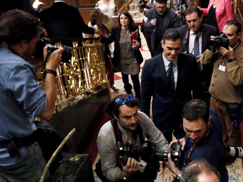 El Congreso rechaza la investidura de Sánchez en primera votación