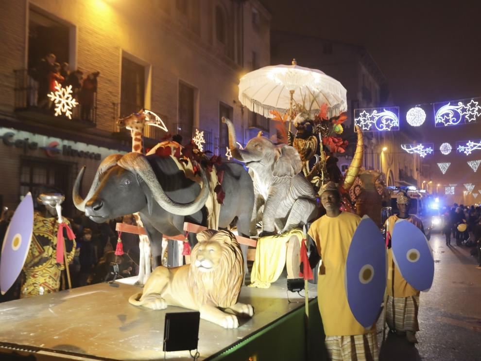 Los reyes magos visitan la provincia de Huesca