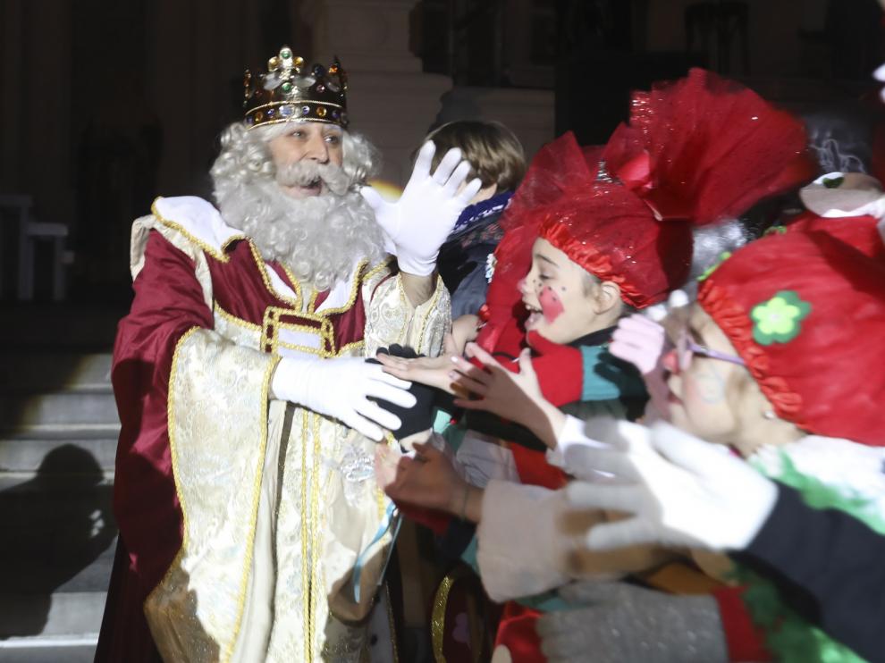 La visita de los reyes magos a la provincia de Huesca, foto a foto