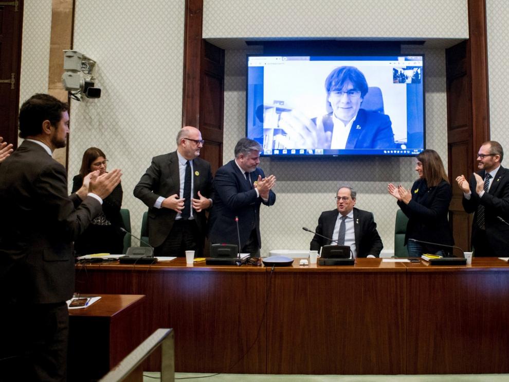La Eurocámara reconoce a Junqueras y Puigdemont