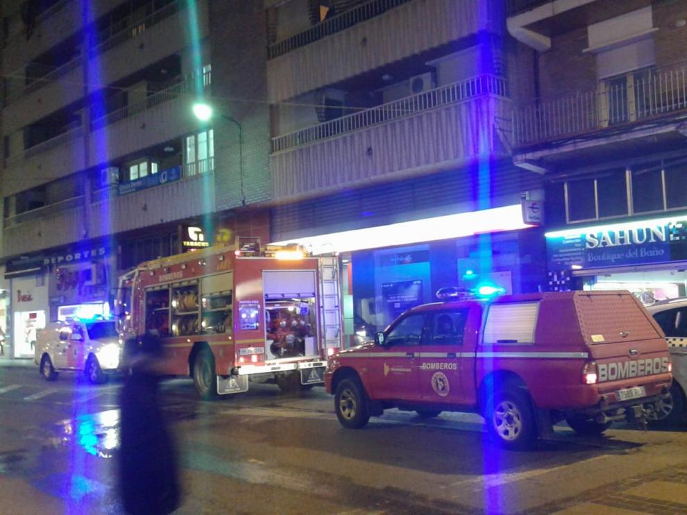 Un secador causa un incendio en un piso de Barbastro