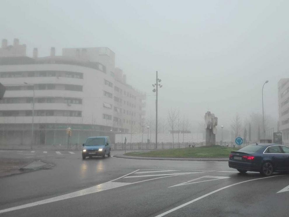 Las nieblas se mantienen en las zonas centro y sur de la provincia de Huesca