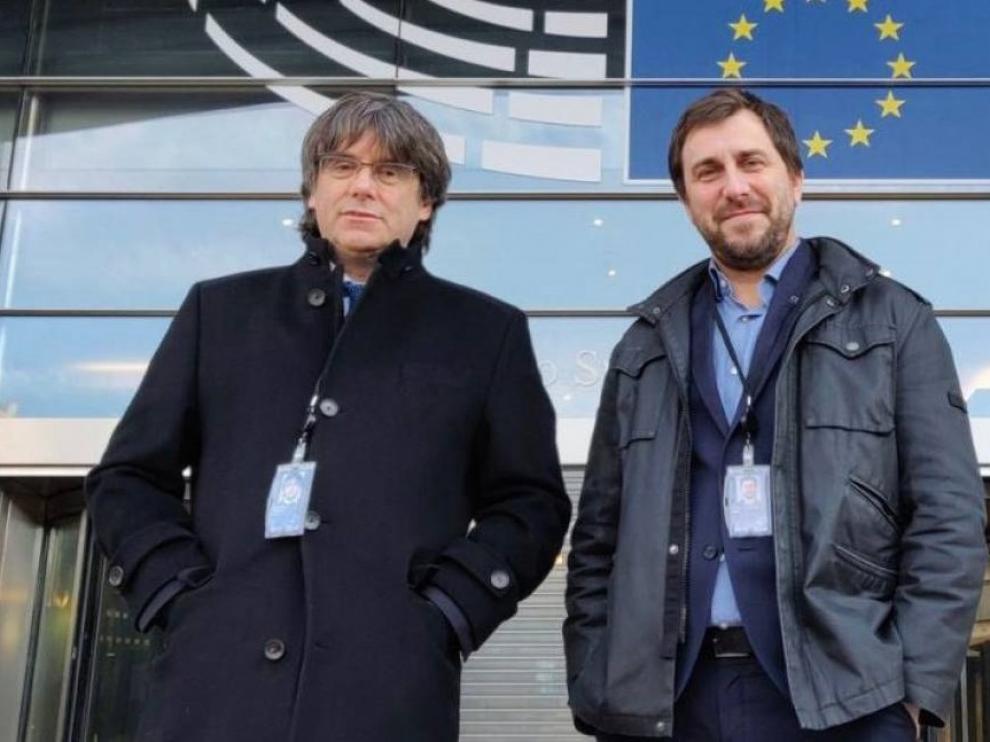 La Eurocámara abonará casi 70.000 euros a Puigdemont y Comín en sueldo atrasado