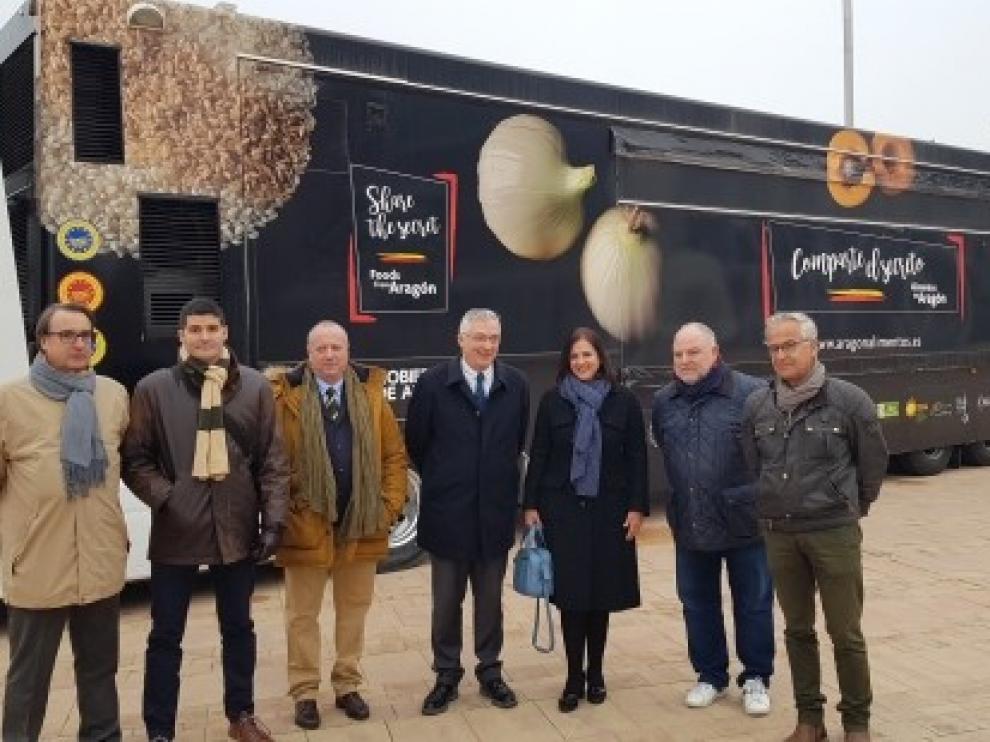 El expotráiler de Aragón Alimentos "Comparte el Secreto" parte rumbo a Madrid Fusión