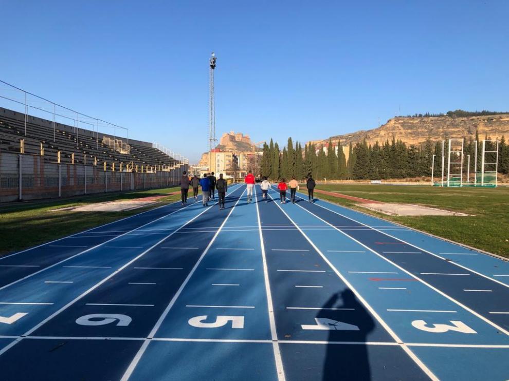 Los atletas de Monzón vuelven a la pista