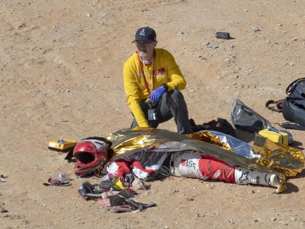 El portugués Paulo Gonçalves fallece durante la séptima etapa del rally Dakar