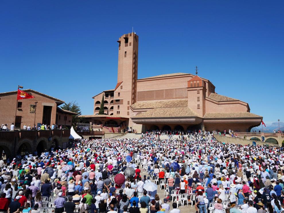 Cerca de 210.000 visitantes en el santuario de Torreciudad en 2019