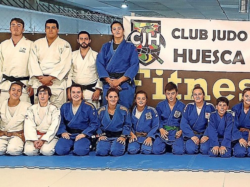 El Club Judo Huesca brinda su solidaridad para conseguir metas