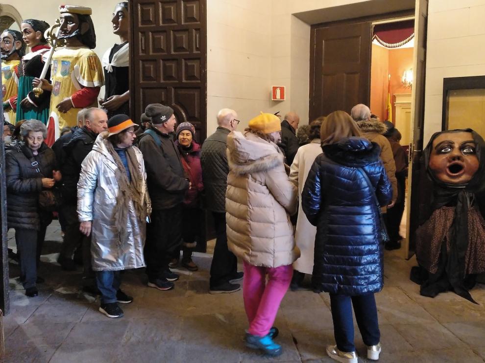 Visitas al Ayuntamiento de Huesca