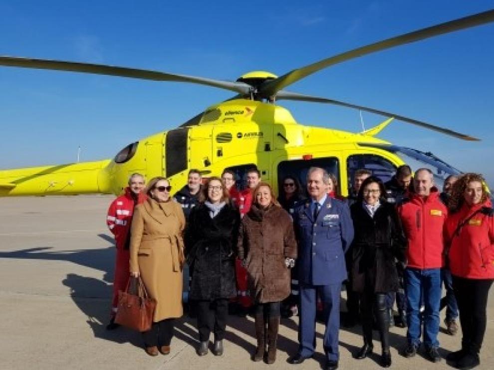 Los helicópteros del 112 incorporan la posibilidad de conservar y suministrar sangre en casos de emergencias sanitarias
