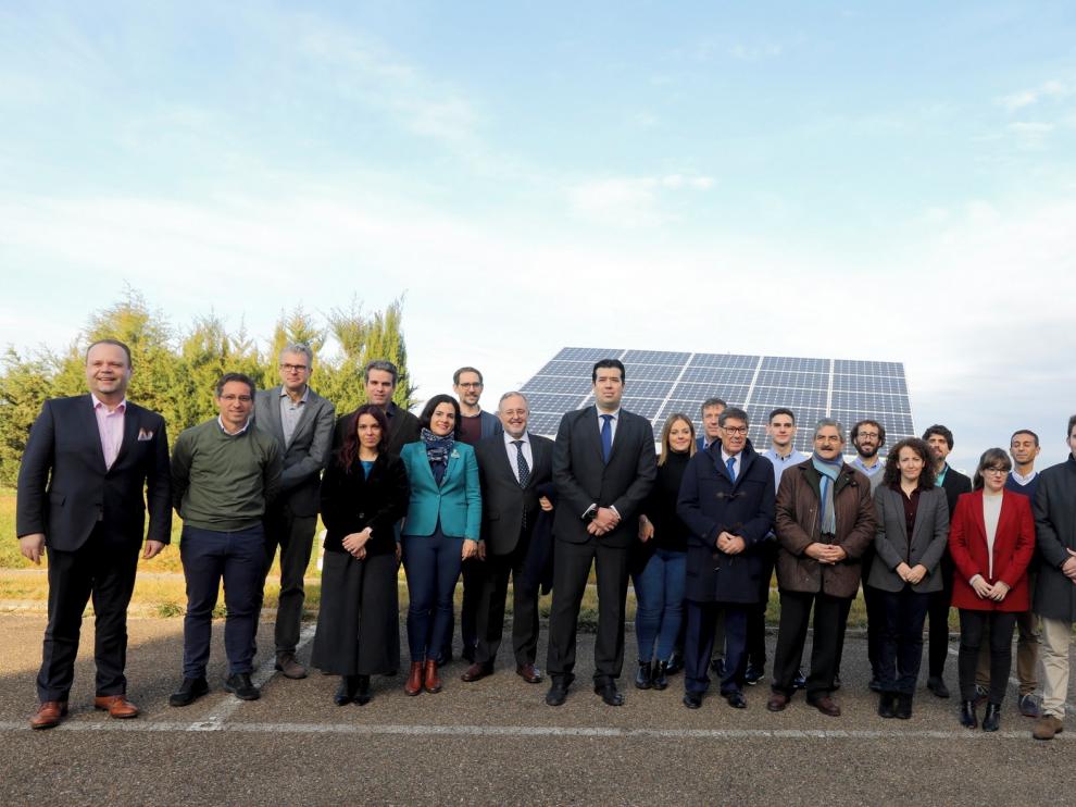 Arturo Aliaga asiste en Huesca a la presentación del proyecto HIGGS de la Fundación del Hidrógeno