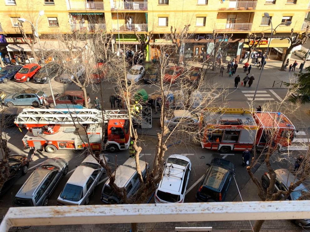 Incendio en una casa de Pirineos
