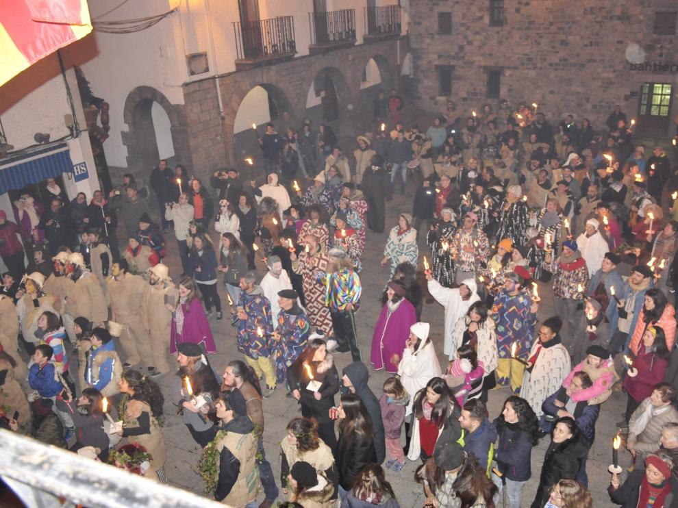 Sent Pançard desata la alegría entre los habitantes de Ansó