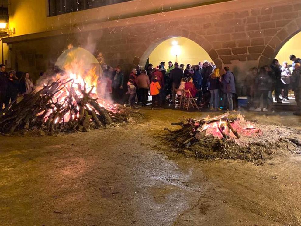 Tradición al calor del fuego en la Hoya de Huesca
