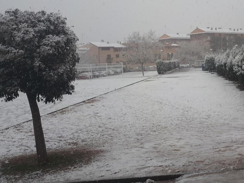 La nieve afecta al 48 % de los escolares de Teruel que utilizan rutas de transporte