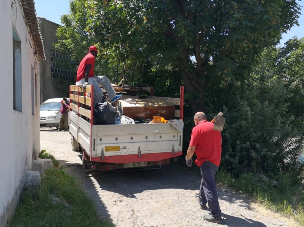 Cáritas denuncia las malas condiciones de las viviendas del poblado chabolista de Jaca