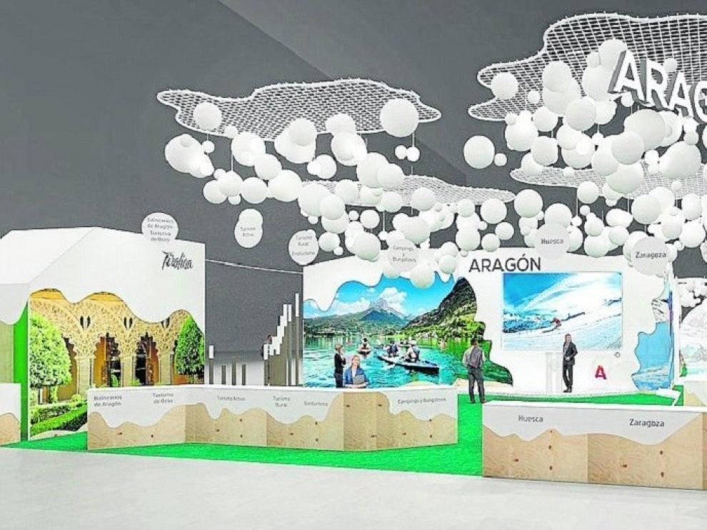 Premio al stand de Aragón en Fitur, de una firma de Barbastro
