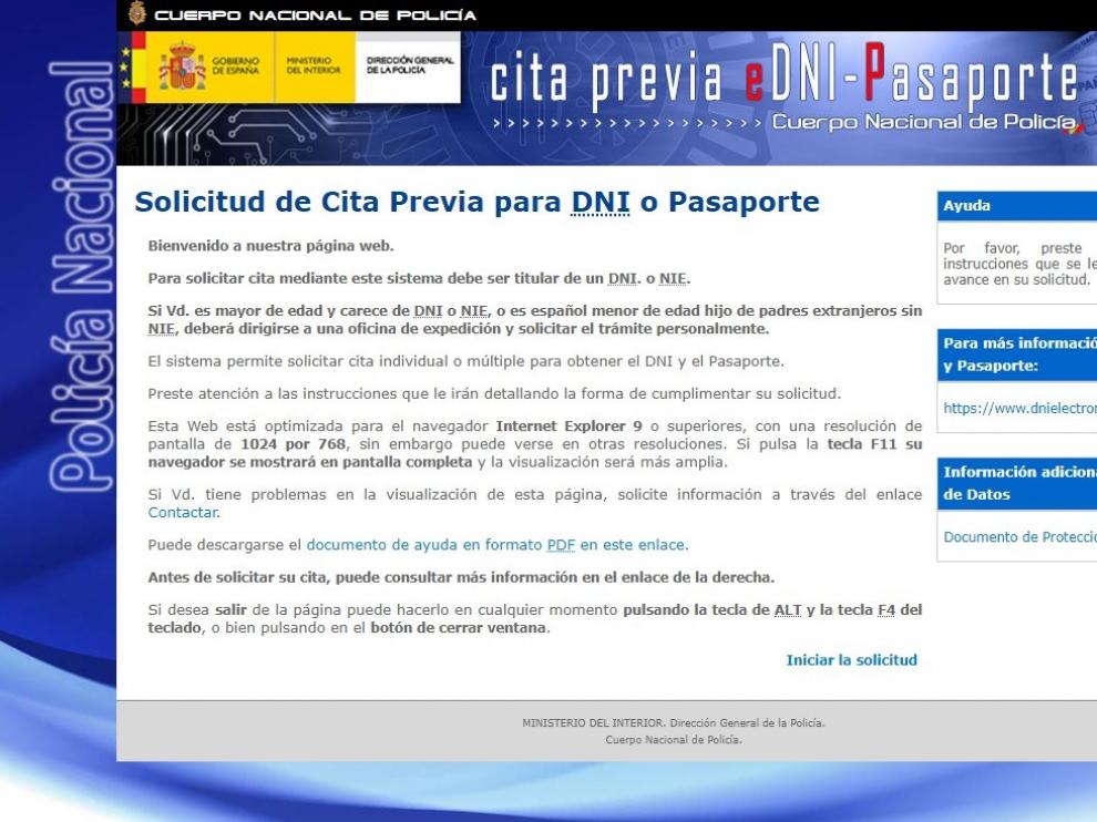 Entra en funcionamiento en Jaca la cita previa para renovar el DNI