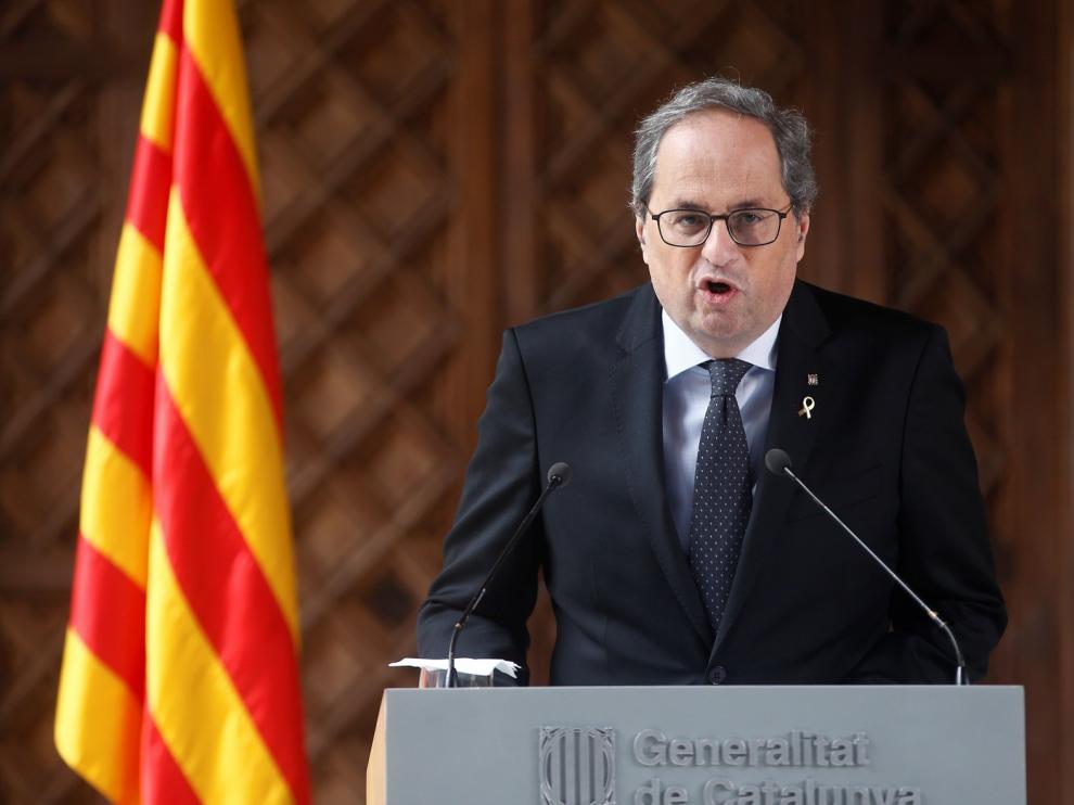 Torra anuncia que convocará elecciones cuando se aprueben los presupuestos