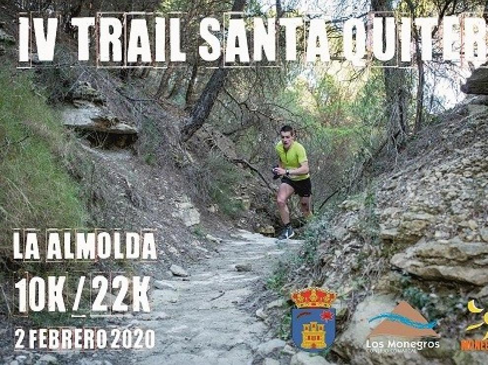 El IV Trail Santa Quiteria tendrá lugar en La Almolda este domingo con casi 400 participantes